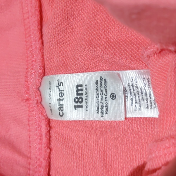 Carter's Fleece Short with Ruffle Pockets - Picture 3 of 6